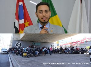 Vereador William Albuquerque reivindica criação de espaço exclusivo para motoboys em São Roque