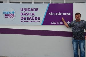 Vereador Thiago Nunes comemora inauguração da nova Unidade Básica de Saúde Antônio Espindola em São João Novo